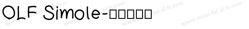 OLF Simole字体转换